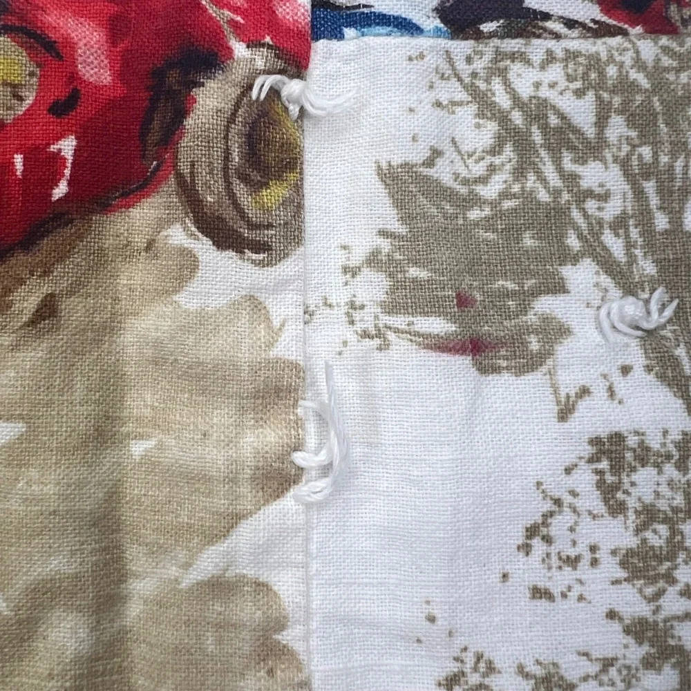 VTG 60s Grand Prix Race Car Hand Tied Quilt Blanket 51x87 Novelty Cotton Textile